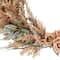 24" Fall Harvest Pale Rose & Thistle with Foliage Artificial Wreath